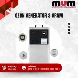 Ozon Generator 3 gram per Jam