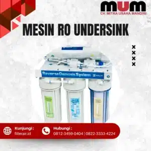 Mesin RO 500 GPD Undersink