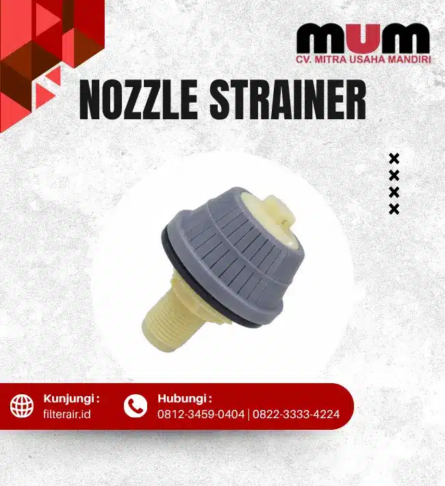 NOZZLE STRAINER JAMUR 3/4 INCH KUNING ABU-ABU