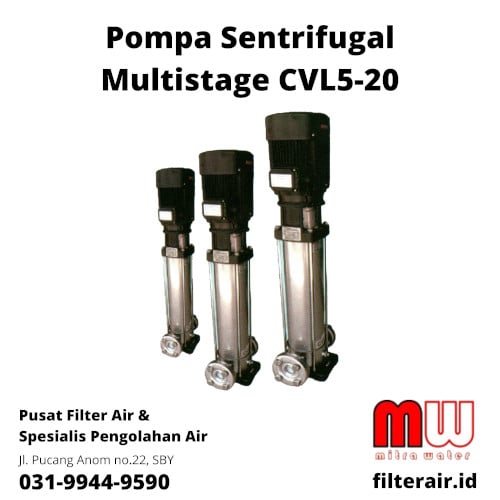 pompa sentrifugal multistage CVL5-20