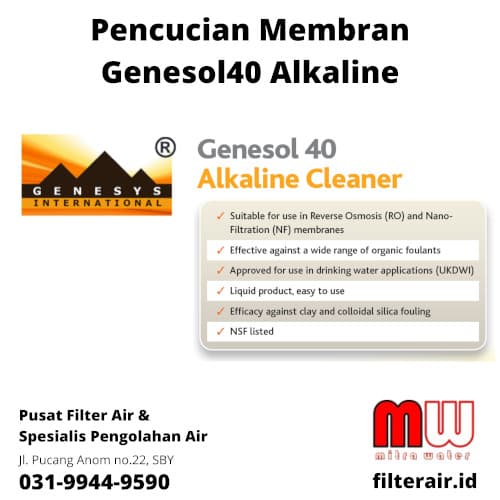 Pencucian Membran Genesol40 Alkaline