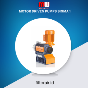 Pompa dosing ProMinent Sigma 1 kapasitas 144 L/h dengan motor driven diaphragm untuk aplikasi kimia industri dan pengolahan air