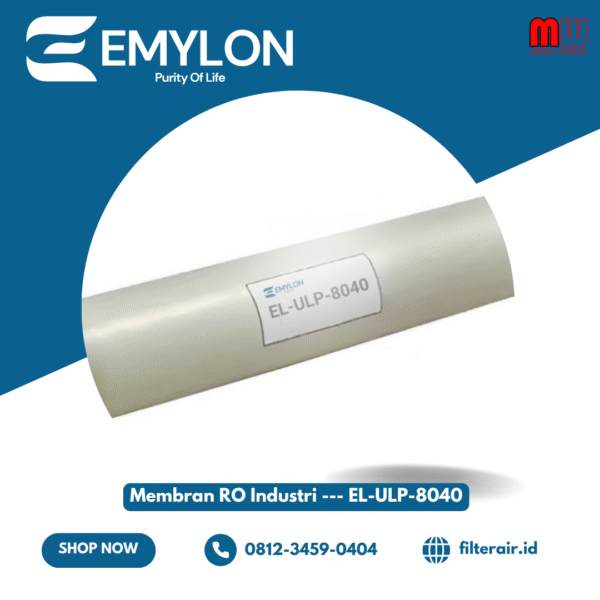 Membran RO Industri Low Pressure --- EL-ULP-8040
