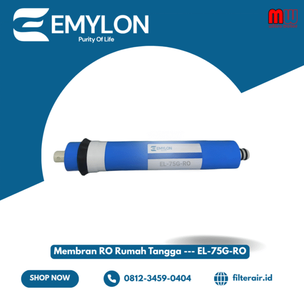 Membran RO Rumah Tangga Kualitas Tinggi --- EL-75G-RO