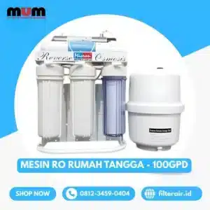 Mesin RO Rumah Tangga - 100GPD | MW-RORT-100
