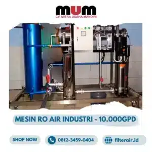 Mesin RO Industri 10.000GPD + CIP | MW-10000G
