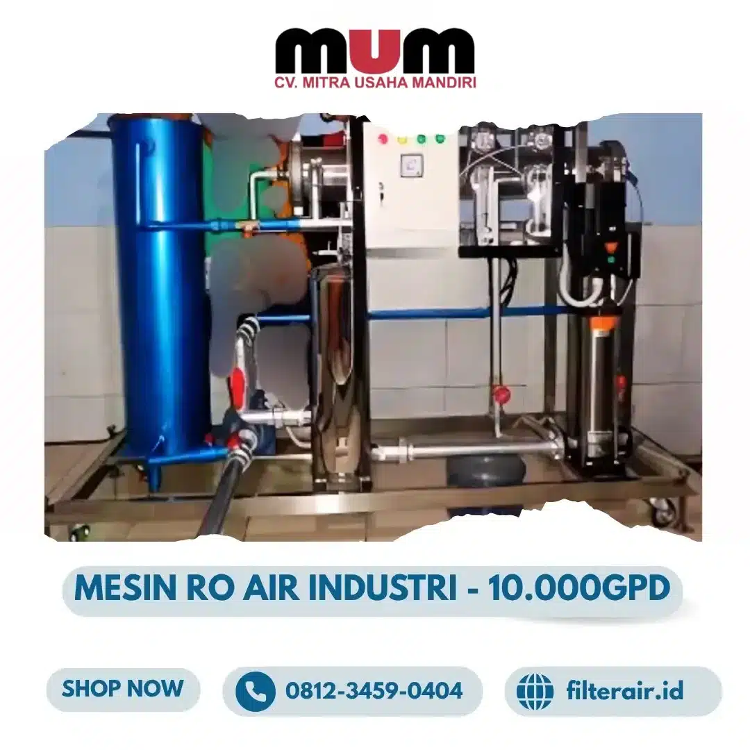 Mesin RO Industri 10.000GPD + CIP | MW-10000G