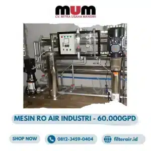 Mesin RO Industri 60.000GPD + CIP | MW-60000G