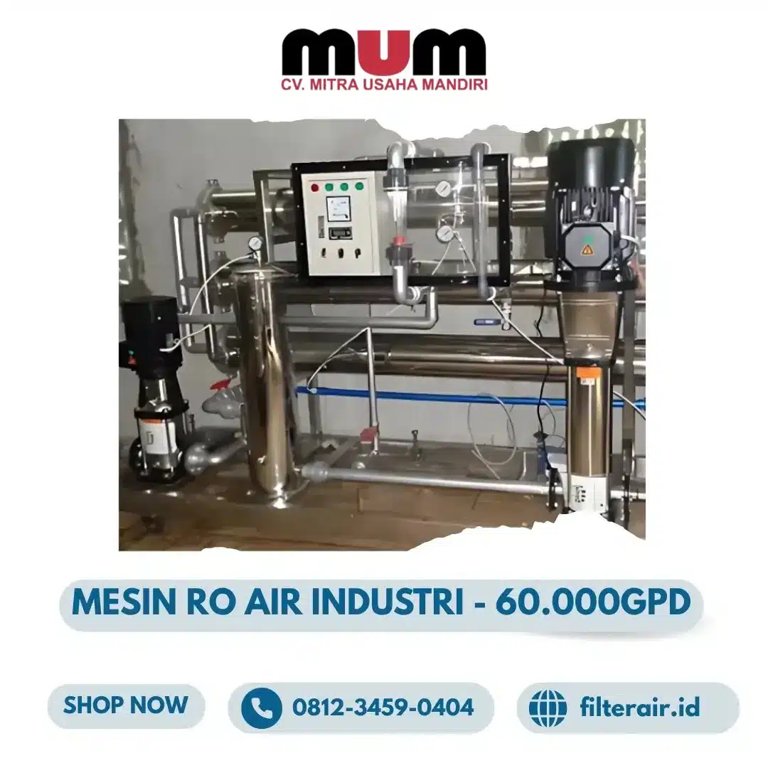 Mesin RO Industri 60.000GPD + CIP | MW-60000G