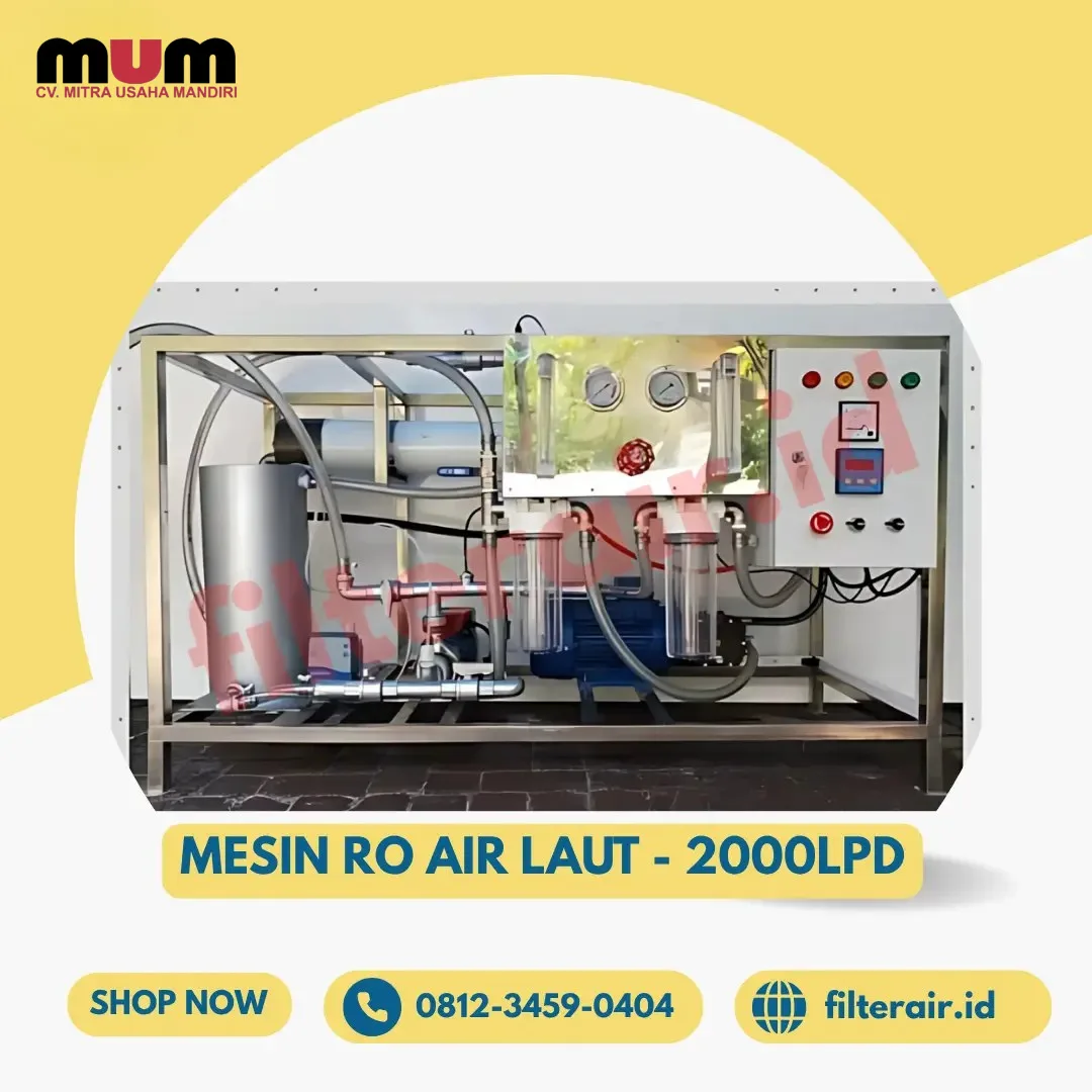 Mesin RO Air Laut - 20.000LPD --- EL-SW-20000LPD