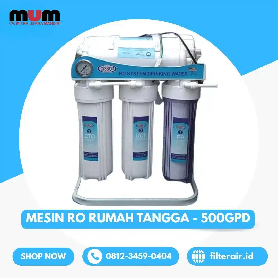Mesin RO Rumah Tangga - 500GPD | MW-RORT-500