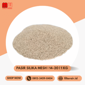 Jual Pasir Silika Mesh 14-20 1Kg