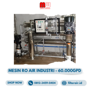 Mesin RO Industri 60.000GPD + CIP | MW-60000G