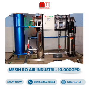 Mesin RO Industri 10.000GPD + CIP | MW-10000G