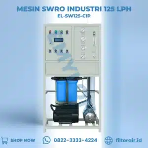 Mesin SWRO Industri 125 LPH / EL-SW125-CIP