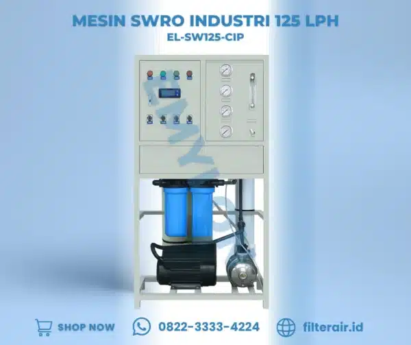 Mesin SWRO Industri 125 LPH / EL-SW125-CIP