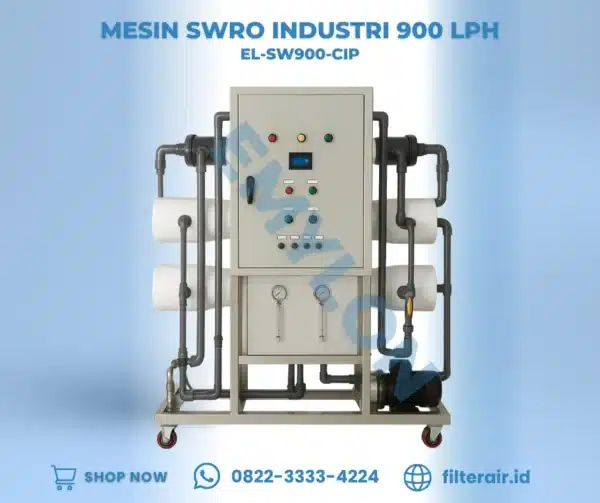 Mesin SWRO Industri 900 LPH / EL-SW900-CIP