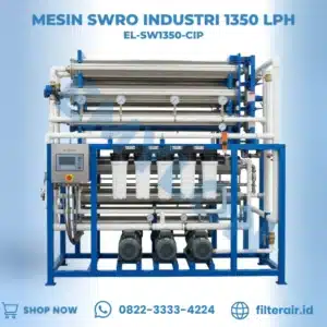 Mesin SWRO Industri 1350 LPH / EL-SW1350-CIP