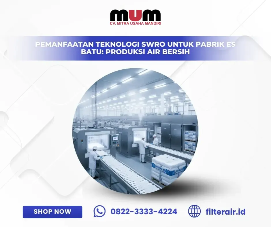 Pemanfaatan Teknologi SWRO untuk Pabrik Es Batu: Produksi Air Bersih