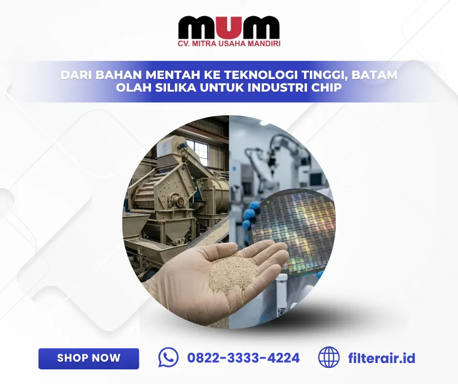 Dari Bahan Mentah ke Teknologi Tinggi, Batam Olah Silika untuk Industri Chip