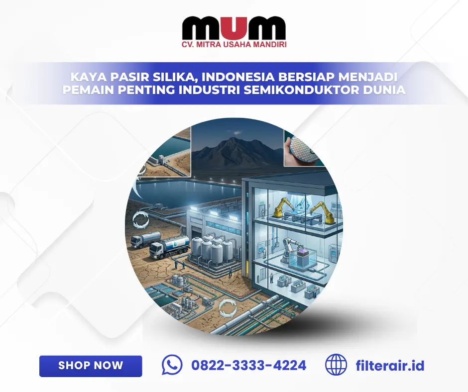 Kaya Pasir Silika, Indonesia Bersiap Menjadi Pemain Penting Industri Semikonduktor Dunia