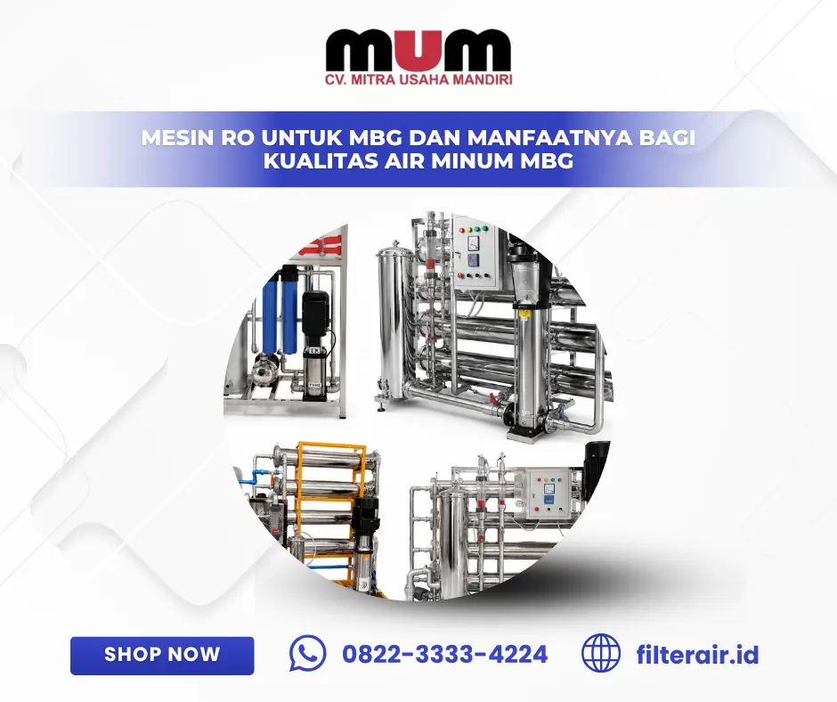 Mesin RO untuk MBG dan Manfaatnya bagi Kualitas Air Minum MBG