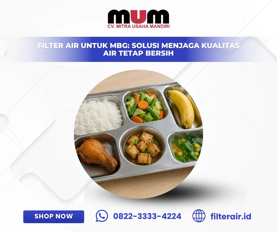 Filter Air untuk MBG: Solusi Menjaga Kualitas Air Tetap Bersih