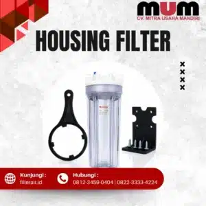HOUSING FILTER CLEAR 10 INCH MERK NANOTECH