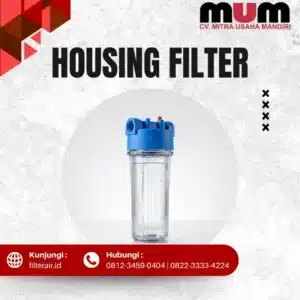 Housing Filter Clear Double Seal 10 inch