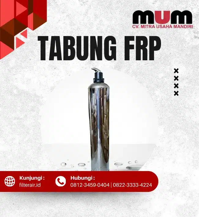 Tabung Filter Air FRP 1054 Lapis Stainless