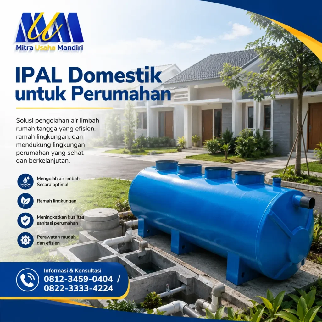 IPAL Domestik untuk Perumahan: Solusi Pengolahan Air Limbah